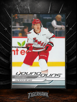 2024-25 Upper Deck Series 2 Young Guns JACKSON BLAKE #470 Rookie - Image 1