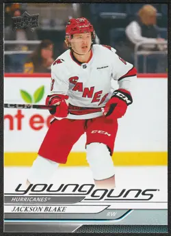 2024-25 Upper Deck Series 2 Young Guns JACKSON BLAKE #470 Rookie - Image 2