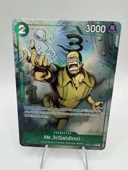 Mr.3(Galdino) (Full Art) ST30-014 Starter Deck EX: Luffy & Ace Foil - Image 1