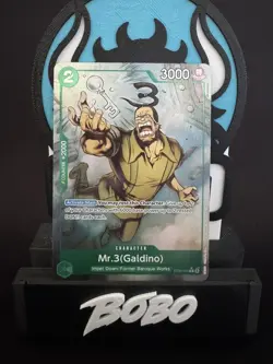 Mr.3 (Galdino) ST30-014 Foil FULL ART - Starter Deck EX: Luffy & Ace - Image 1