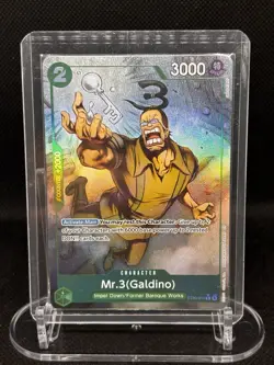 Mr.3(Galdino) Full Art ST30-014 Starter Deck EX: Luffy & Ace Foil One Piece TCG - Image 1