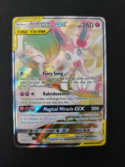 Gardevoir & Sylveon GX 205/214 TAG TEAM Full Art Holo Unbroken Bonds Eng HP260 - Image 2