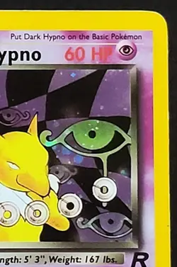 Dark Hypno 9/82 Pokemon TCG Team Rocket Set Card Holo Rare - Image 5