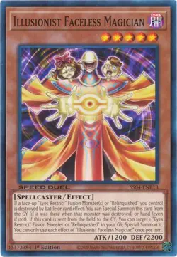 Illusionist Faceless Magician [SS04-ENB13] Common Near Mint 1st Edition - Yugioh - Image 1