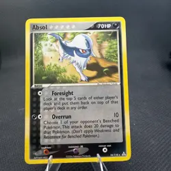 Absol 18/110 Rare Holon Phantoms Pokemon Lightly Played - Image 1