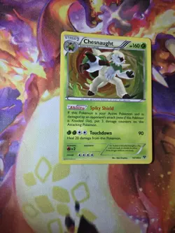 *MEWTAIL SWIRL* Chesnaught Cosmos Holo Rare 14/146 XY - Image 4