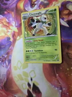 *MEWTAIL SWIRL* Chesnaught Cosmos Holo Rare 14/146 XY - Image 5
