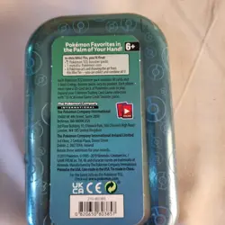 Pokemon Tin Storage Box- Empty, No Cards - Image 2
