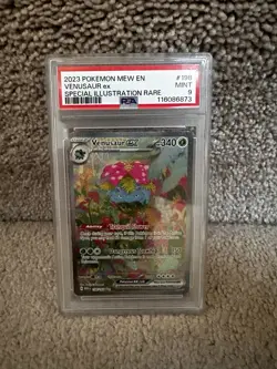 Pokemon TCG Venusaur EX 198/165 Special Illustration Rare, PSA 9 - Image 1