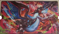 Pokemon Mega Charizard UPC Playmat Phantasmal Flames - Image 1