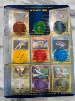Pokemon TCG Neo Genesis Premium Promo File 3 Complete Mint JP - Image 1
