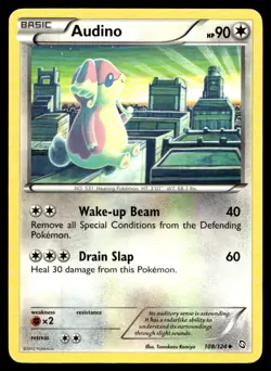 Audino Dragons Exalted Uncommon 108/124 2012 Pokemon TCG - Image 1