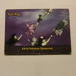 Topps Pokemon Series 2 - EP16 Pokemon Shipwreck Non-Holo Blue Logo HP RARE TV Ed - Image 1