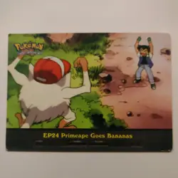 POKEMON: EP24 Primeape Goes Bananas Pokemon Topps Trading Card 2000 - Image 1
