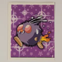 Venonat 160 - Merlin Topps - Vintage Pokemon Sticker - NM - Image 1