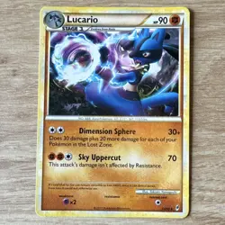 Pokemon TCG Lucario 14/95 Call of Legends Rare Regular English 90 HP - Image 1