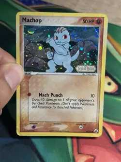 Machop 57/92 EX Legend Maker Reverse Holo Foil Rare Pokemon 2006 Stamped HP - Image 3