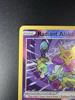 Pokemon Radiant Alakazam 059/195 Prize Pack Series Stamp Radiant Rare - Image 4
