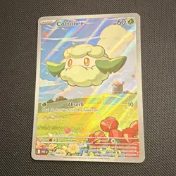 2025 Pokemon Cottonee 090/086 Illustration Rare White Flare ENG NM - Image 1