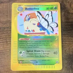 Butterfree 5/165 Expedition Base Set Reverse Holo Rare 80 HP Stage 2 (2002) - Image 1