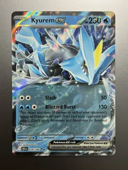 Pokemon - Kyurem EX 028/086 Double Rare, SV: Black Bolt, Holo, Near Mint - Image 1