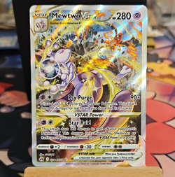 Pokemon TCG Mewtwo VSTAR GG44/GG70 Crown Zenith Galarian Gallery Holo Eng - Image 1