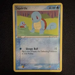 Pokemon TCG Squirtle 83/112 EX FireRed & LeafGreen 2004 English 50 HP - Image 1