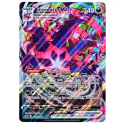 Eternatus VMAX SWSH045 NM/MINT Full Art Black Star Promo Jumbo Pokemon Card - Image 1