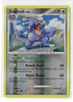 Exploud 28/147 Supreme Victors Reverse Holo Pokemon TCG Card LP - Image 1