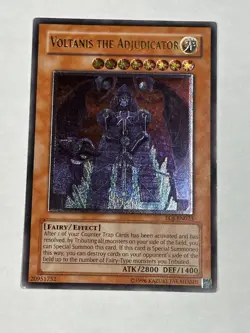 YUGIOH EURO Voltanis the Adjudicator EOJ-EN023 Ultimate Rare LP - Image 1