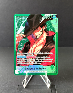 Dracule Mihawk OP14-020 Alt Art | One Piece TCG OP14 Azure Sea's Seven - Image 1