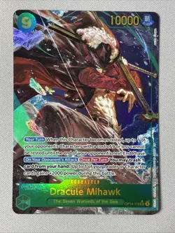 One Piece TCG - OP14-119 Dracule Mihawk FOIL SEC Alt Art - Image 1