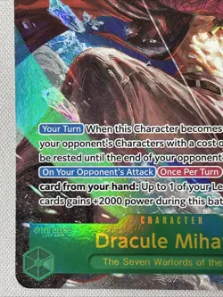 One Piece TCG - OP14-119 Dracule Mihawk FOIL SEC Alt Art - Image 5