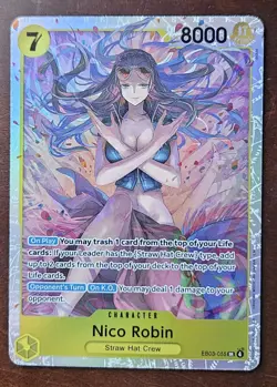 Nico Robin EB03-055 Heroines Edition One Piece TCG SR - Image 1
