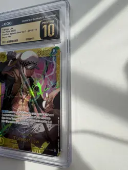 PRISTINE CGC 10 One Piece Trafalgar Law (SEC) OP10-119 Free UK Delivery - Image 5