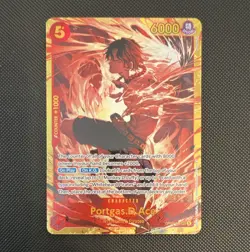 One Piece Card Game Portgas D. Ace OP16-118 SEC NM - Image 1