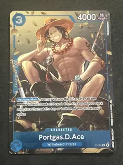 One Piece TCG Portgas D Ace P-074 - Tin Set Vol 2 Foil - Sealed English Promo - Image 1