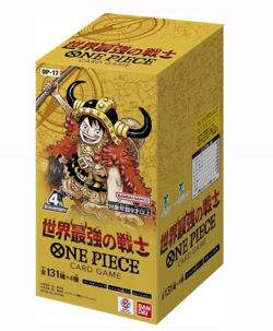 One Piece OP-17 The World's Strongest Warriors JAPANESE CASE Factory Sealed! - Image 1