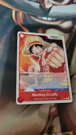 Monkey.D.Luffy (Promotion Pack 2022) P-001 One Piece Cards Pre errata Lp - Image 1