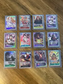 One Piece CCG Super Rare Mixed Card Lot of 12 Character Cards (OP-11 & Misc) Eng - Image 1