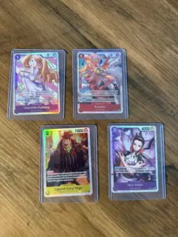 One Piece CCG Super Rare Mixed Card Lot of 12 Character Cards (OP-11 & Misc) Eng - Image 2
