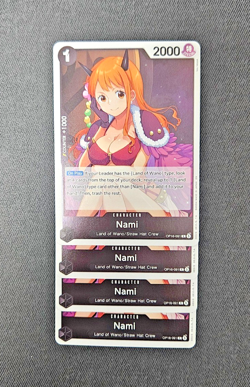 4X Nami OP16-091 R Playset - One Piece Card Game - Image 1