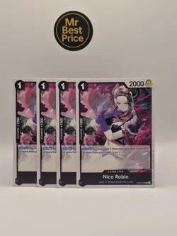 4x OP16-092 Nico Robin UC Playset English One Piece - NM - Image 1