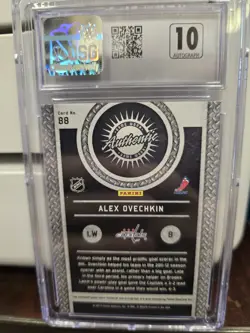 ALEX OVECHKIN 2011-12 Panini Titanium Game-Worn Gear 12/15 AUTO PATCH CSG 8.5 - Image 3