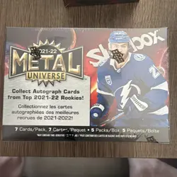 Upper Deck 2021-22 Metal Universe NHL Ice Hockey Trading Cards Box 35 Cards - Image 1