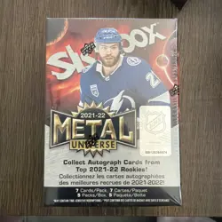 Upper Deck 2021-22 Metal Universe NHL Ice Hockey Trading Cards Box 35 Cards - Image 2