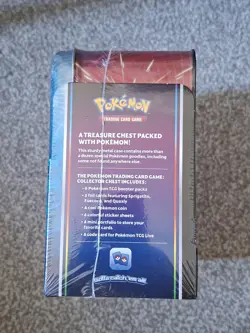 Pokemon TCG Collector Treasure Chest Tin - Scarlet & Violet 2023 New & Sealed #2 - Image 4