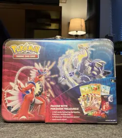 Pokemon TCG Collector Treasure Chest Tin - Scarlet & Violet 2023 - New & Sealed - Image 1