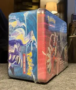 Pokemon TCG Collector Treasure Chest Tin - Scarlet & Violet 2023 - New & Sealed - Image 3