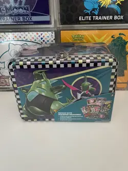 Pokemon TCG: Scarlet & Violet Collector Chest Lunch Box Tin 2024 New Sealed - Image 1